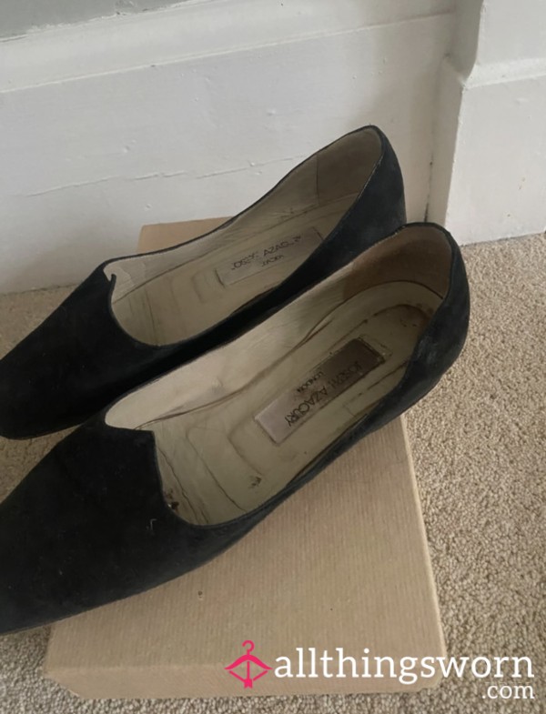 Black Flat Shoes - 3 Years Wear