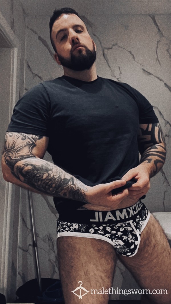 Black Flor*l Jocks - Available For Customisation