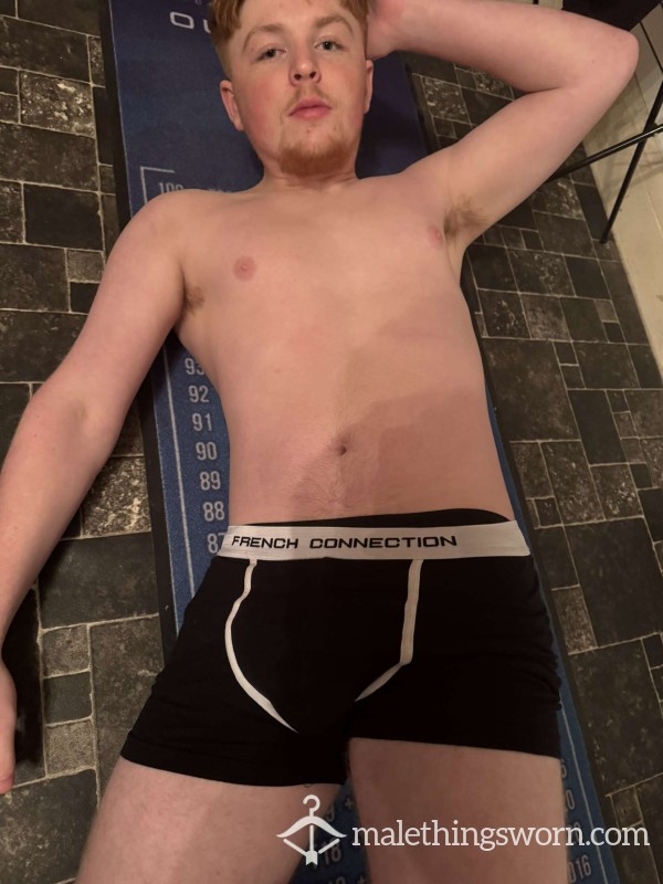 BLACK FRENCH CONNECTION BOXERS