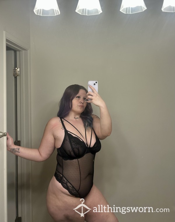 Black Full Body Lingerie Lace Body Suit