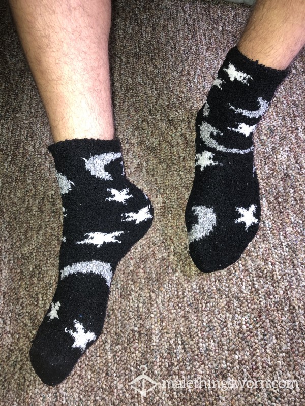 Black Fuzzy Socks