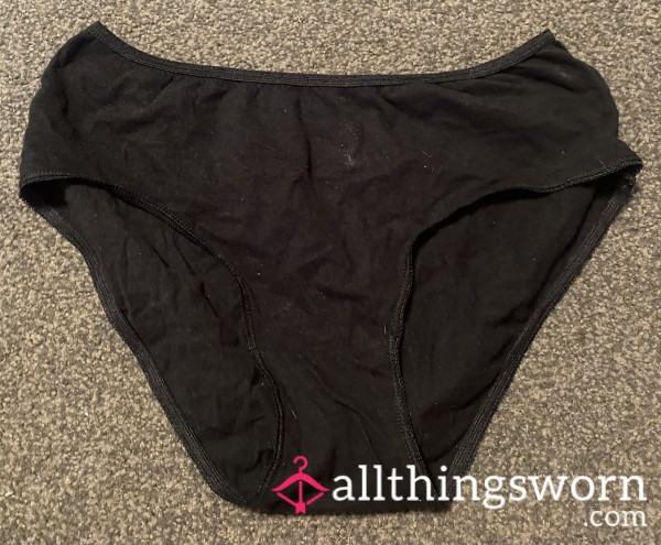 Black Granny Panties