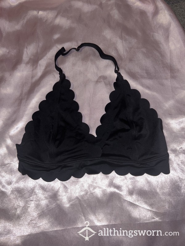 Black Halter Bralette Size Small Aeropostale