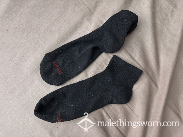 Hanes Black Ankle Socks