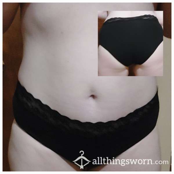 Black Heavy Absorbency Panties