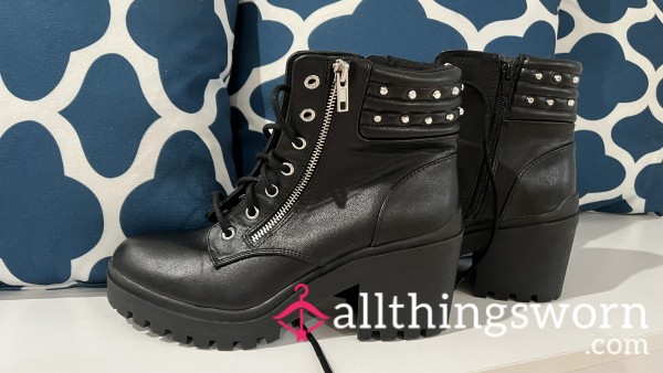 Black Heeled Boots