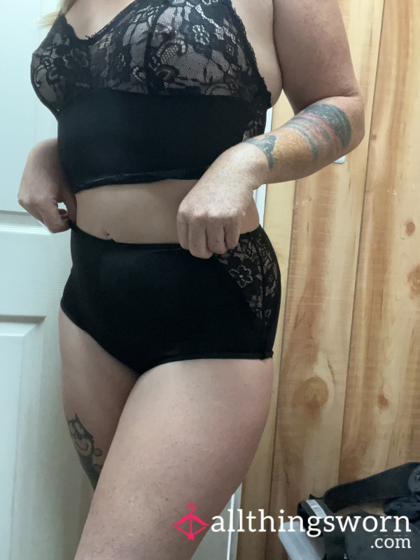 Black High Waisted Lingerie