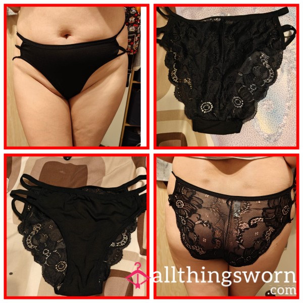 Black Lace Back Kncikers