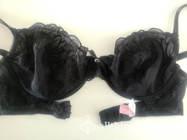 Black Lace Balconette U/W Bra