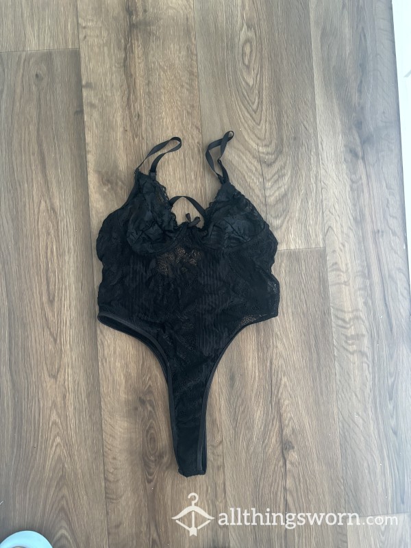 Black Lace Bodysuit Lingerie