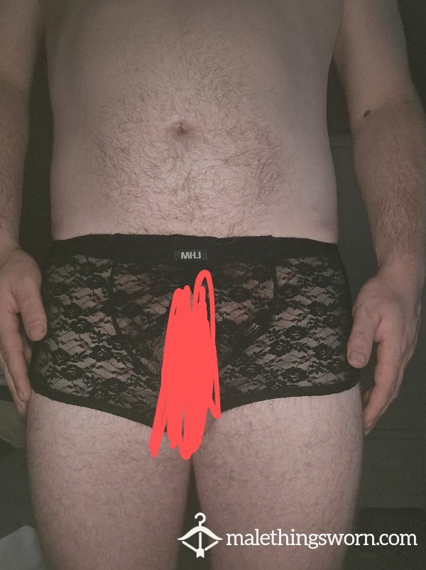 Black Lace Boxers