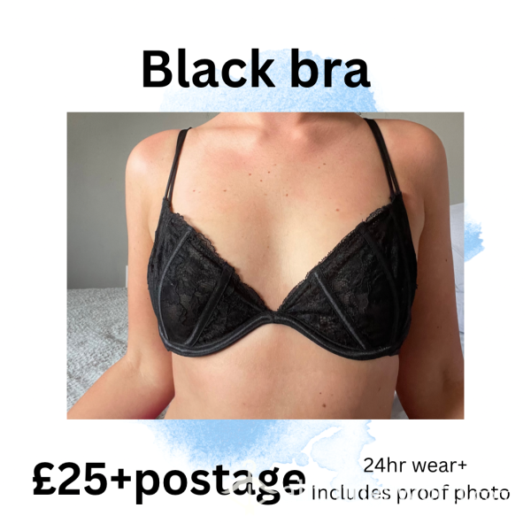 Black Lace Bra