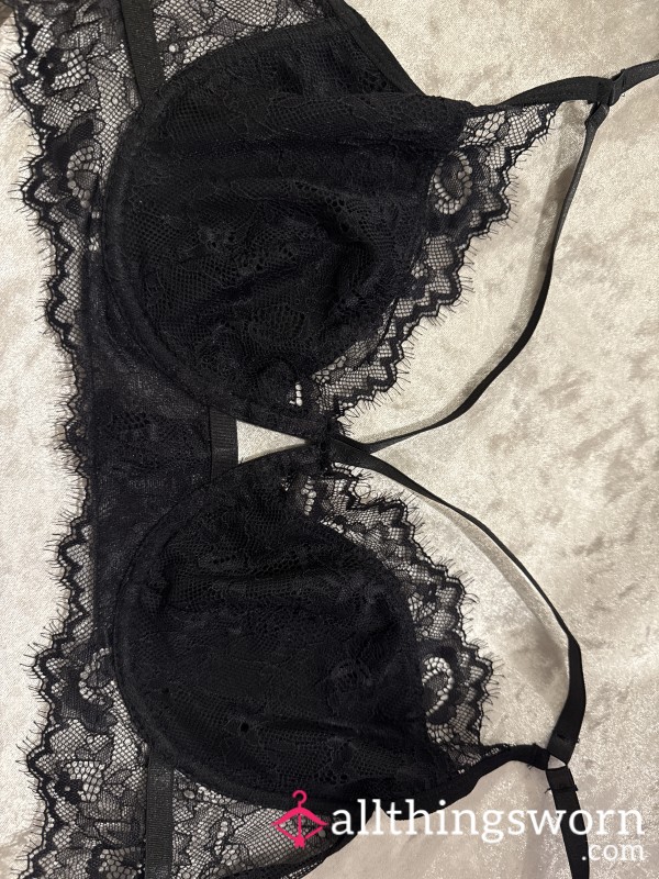 Black Lace Bra 36DD