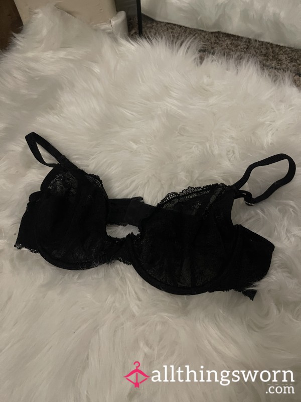 Black Lace Bra