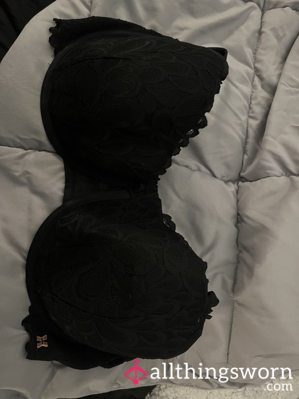 Black Lace Bra