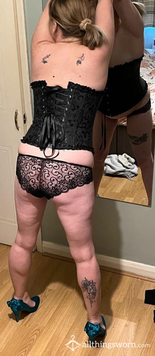 Black Lace Briefs