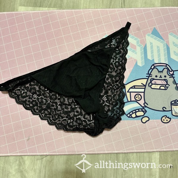 Black Lace Cheeky Panties