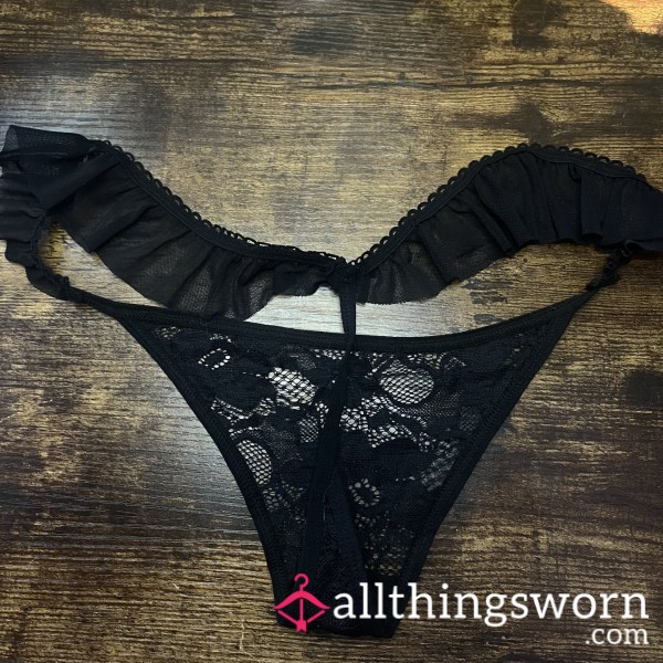 Black Lace-front Lingerie