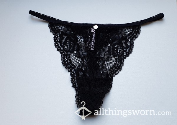 Black Lace G-String 🖤