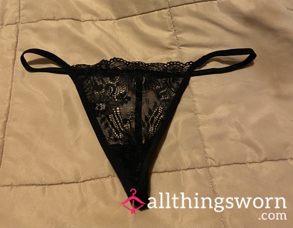 Black Lace G String