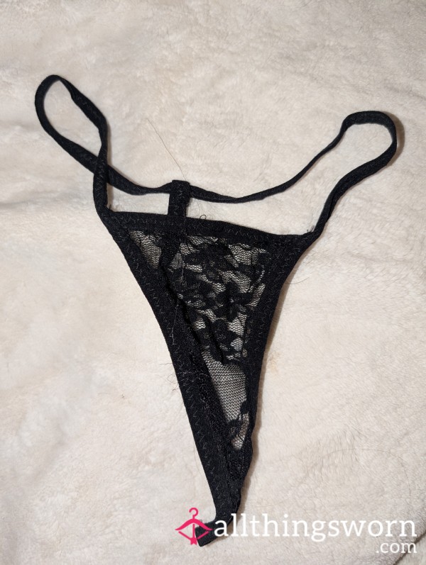 Black Lace G-string