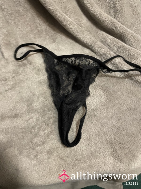 Black Lace G-string