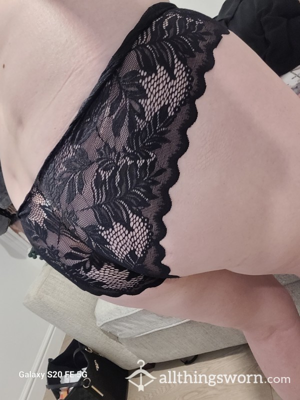 Black Lace Knickers