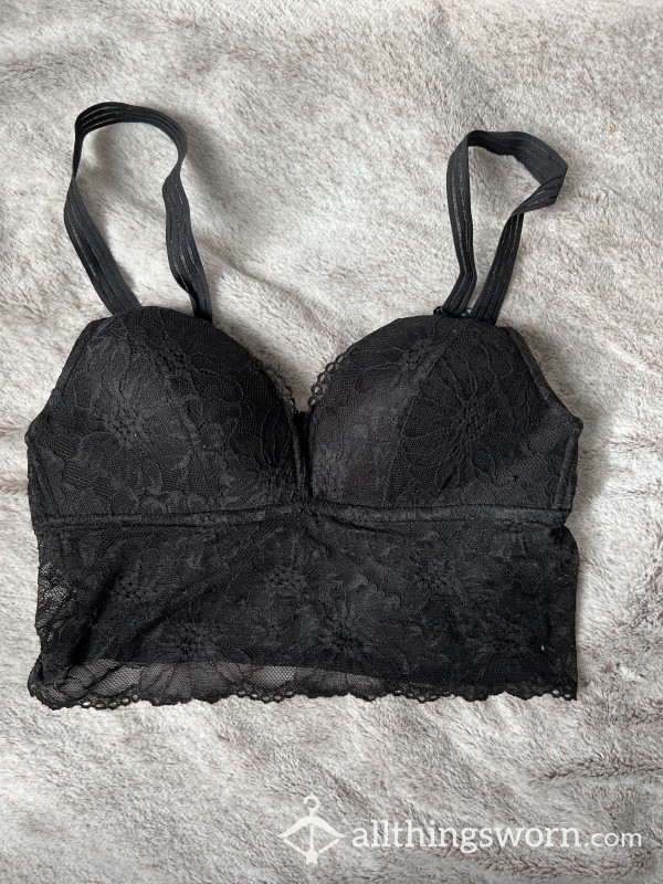 Black Lace Push Up Bra