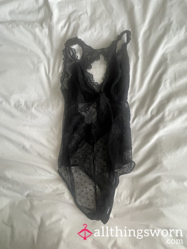 Black Lace Teddy