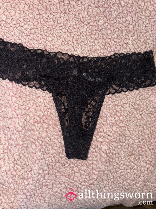 Black Lace Thong🖤