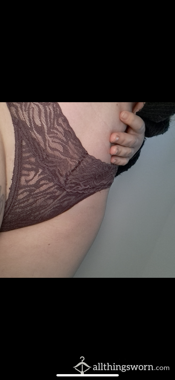 Black Lace Thong 😘😘