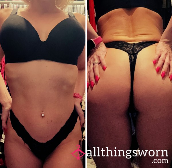 SOLD - 🖤Black Lace VS Thong🖤