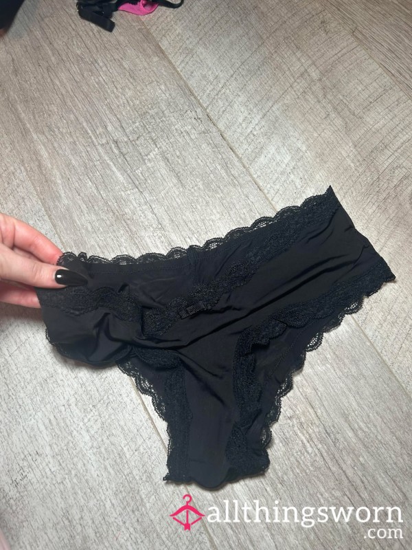 Black Laced Panties .