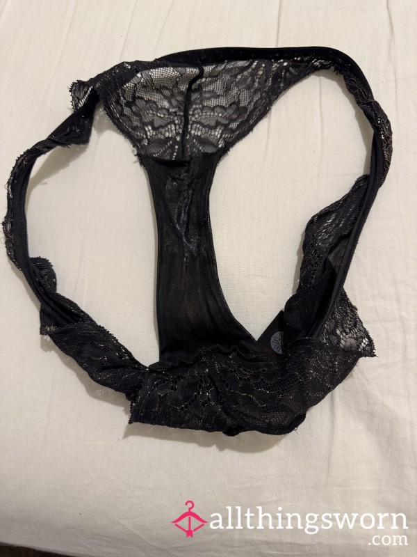 Black Lacey Juiced Panties