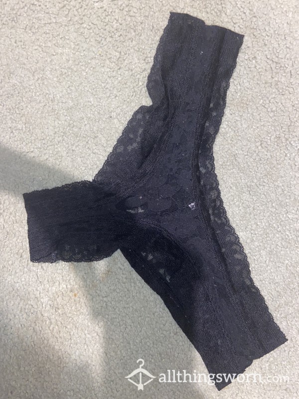 Black Lacey Victoria’s Secret Panties