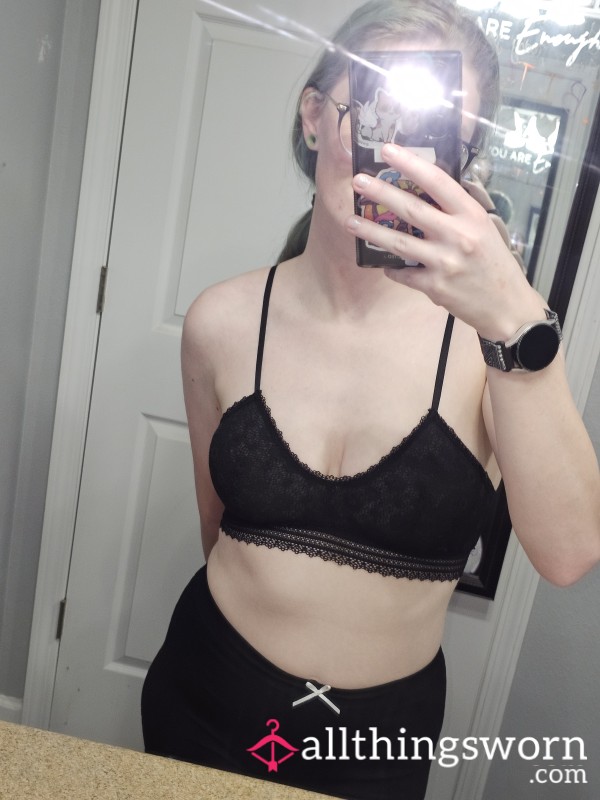 Black Lacy Bralette