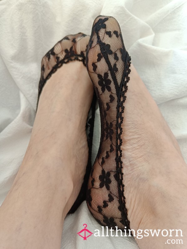 Black Lacy Socks