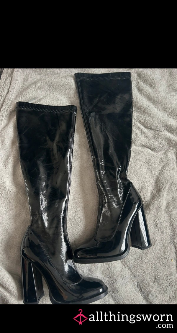 Black Leather Boots