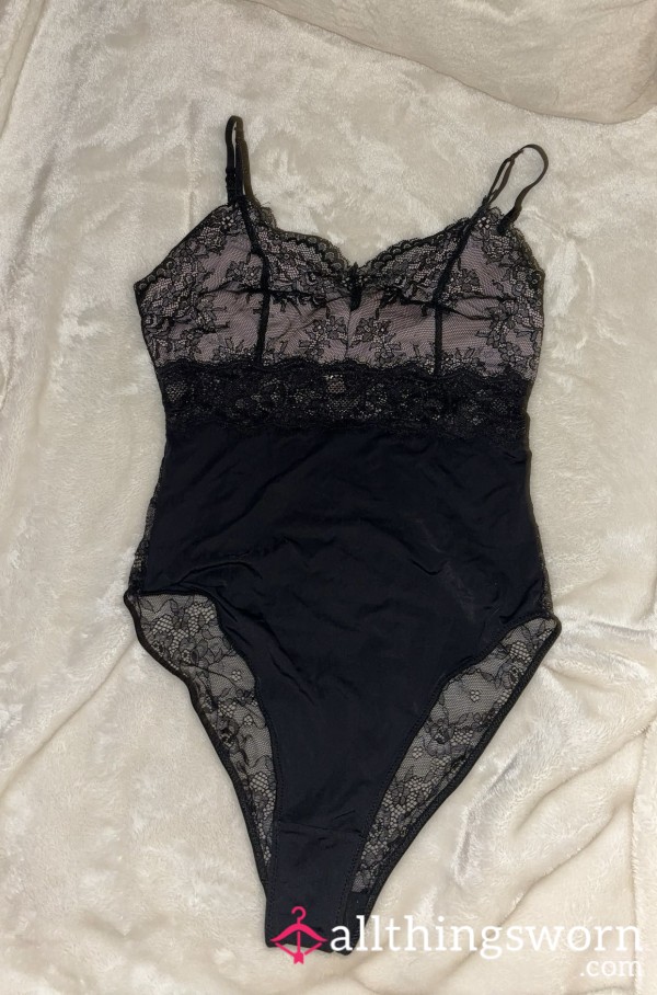 Black Lingerie Bodysuit