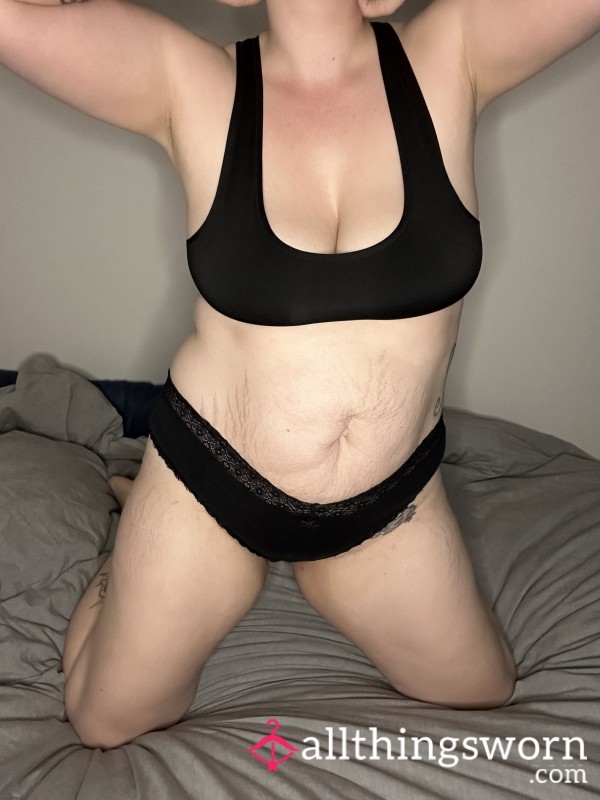 Black Maternity Panties