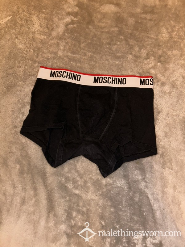 BLACK MOSCHINO BOXERS