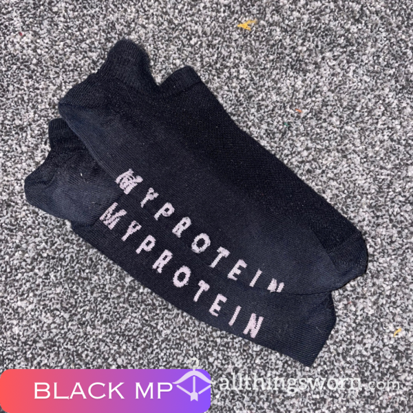 Black MyProtein Ankle Socks▪️2 Day Wear And 1 Workout Included - £15 😈