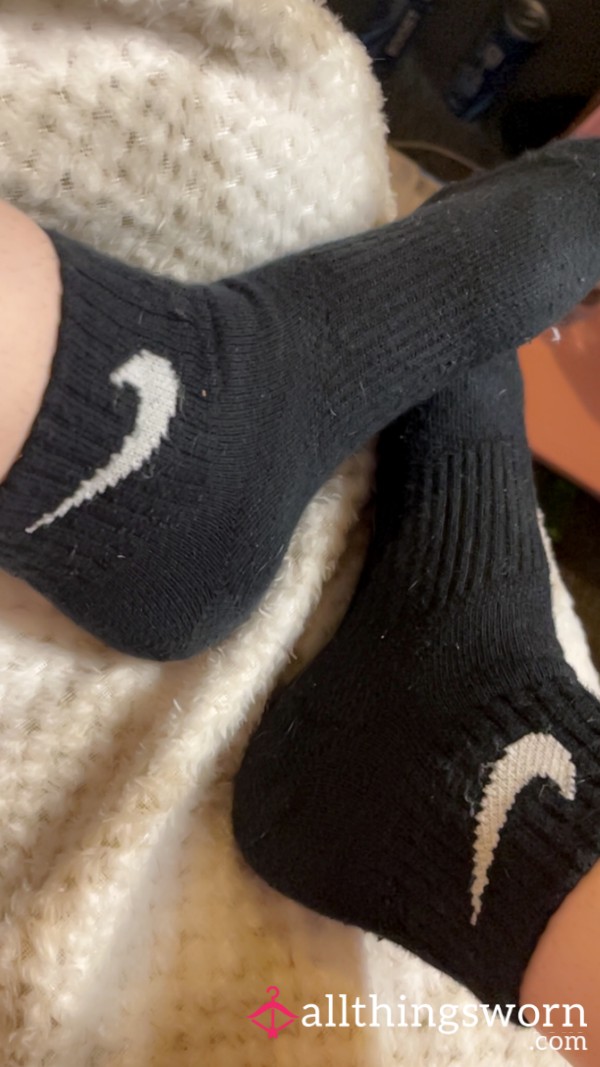 Black Nike Ankle Socks (24hr Wear)