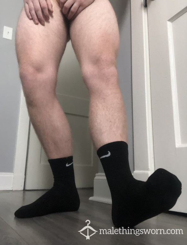 Black Nike Crew Socks