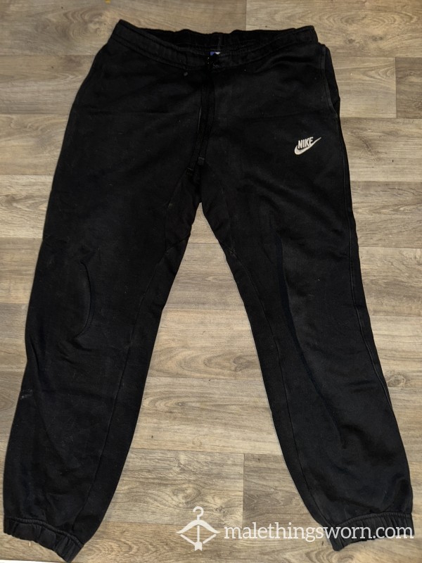 Black Nike Joggers - Size M