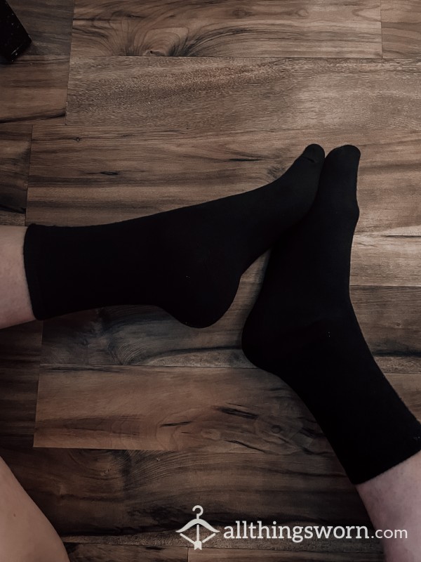 Black Nylon Socks