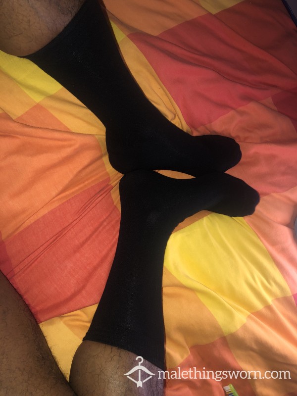 Black Office Socks