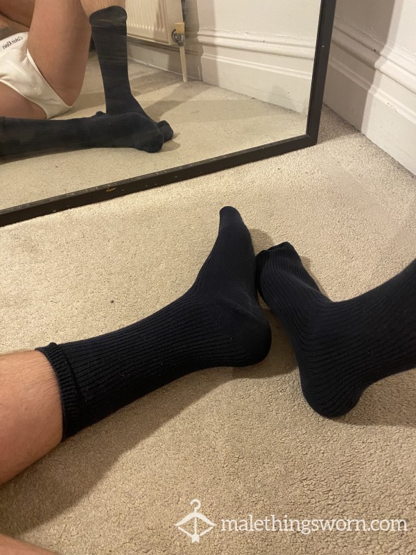 Black Office Socks