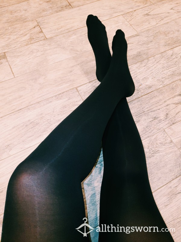 Black Opaque Tights