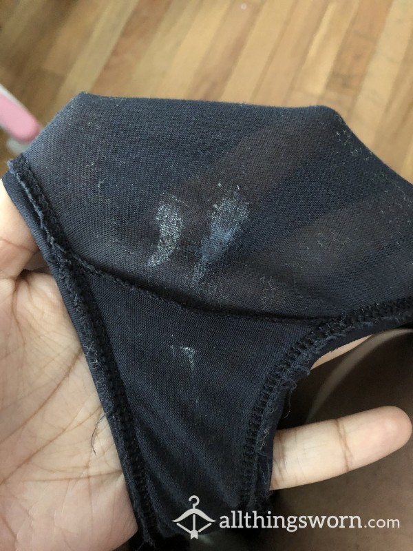 Black Panties Worn 24 Hours